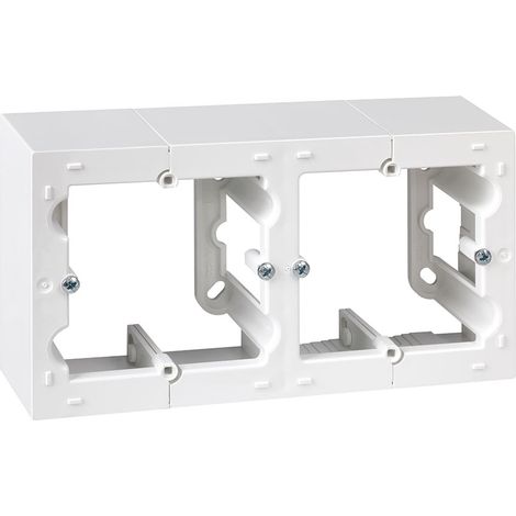 5 Doppelwandige weiße Boxen