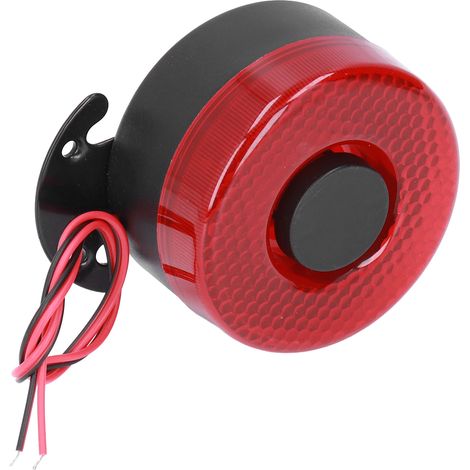 12V ABS 105dB Elektrische Hupe mit blinkenden LEDs für LKW, UTV, ATV, 4x4, Motorrad (1/5)