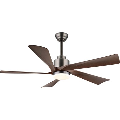 GLOBO Ventilatore Da Soffitto Modesto In Metallo Con Led Grigio Scuro