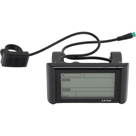 Compteur LCD SW900 Étanche 5 Broches pour Vélo et Scooter Électrique - Pièce de Rechange (1/5)