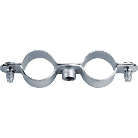 Collier Double acier zingué - Pas 7x150 Ø18 - Boite de 50