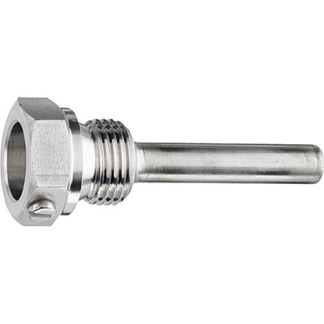Riegler Schutzrohr zum Einschrauben, G 1/2, L1 = 160 mm, Kupferlegierung (1/2)
