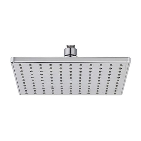 SOFFIONE DOCCIA + SNODO FELCE EFFE  ABS CROMATO 1/2F MM 200X200