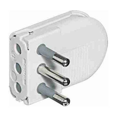 BTIS2495TAE 2P+T 16A Platzsparender Stecker - Weiß