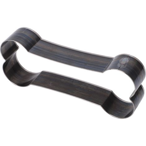 Outil de découpe pour cuir en forme d'os, en acier allié, avec boîte de rangement. Moule de découpe et de poinçonnage à faire soi-même, en acier allié et en forme d'os. (1/5)