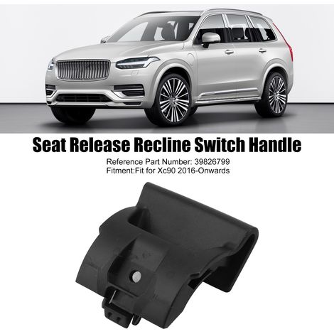 Poignée de Déblocage de Siège pour Volvo XC90 2016+, ABS Noir Compatible OE 39826799 (1/5)