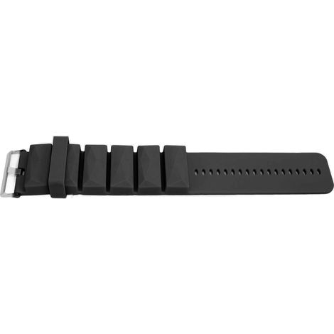 Bracelet lesté en silicone épais, ajustable, pour cheville et poignet, idéal pour la course à pied et l'entraînement physique en extérieur (noir). (1/5)