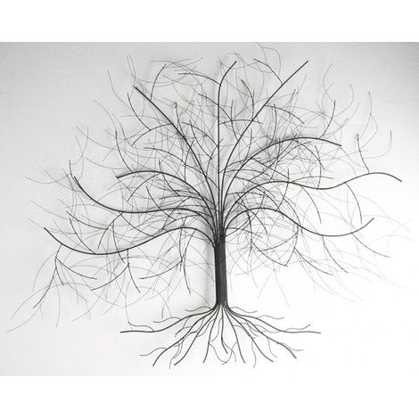 Aubry Gaspard – Décoration murale arbre en métal 101 x 76 cm – Poids 2.17 kg – Tableau végétal pour intérieur moderne (1/3)