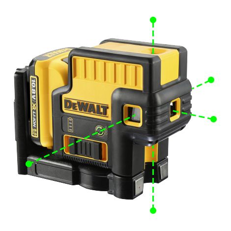 Niveau laser DeWALT DCE085D1G 10,8V vert (1/3)