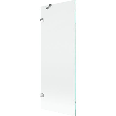 Paroi de baignoire à 1 volet Mexen Lunar 70 x 150 cm, transparent, chrome - 897-070-000-01-00 (1/5)