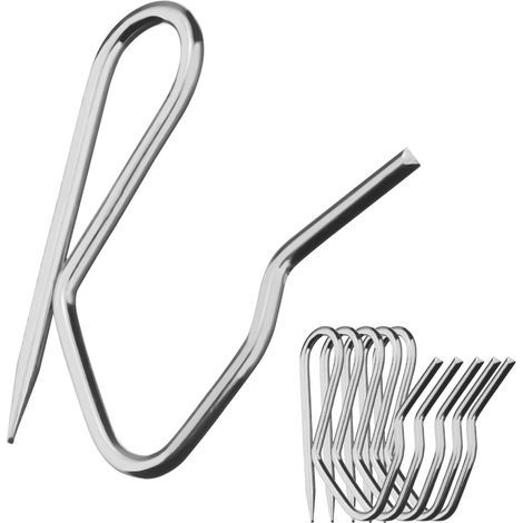 100 Stück Metall-Gardinenhaken, Gardinenhaken, ri (1/5)