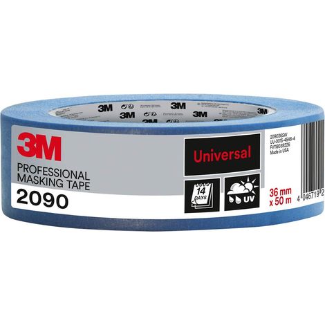 209036SW Nastri di mascheratura 3M Lunga durata (fino a 14 gg) Universal 36 mm x 50 m