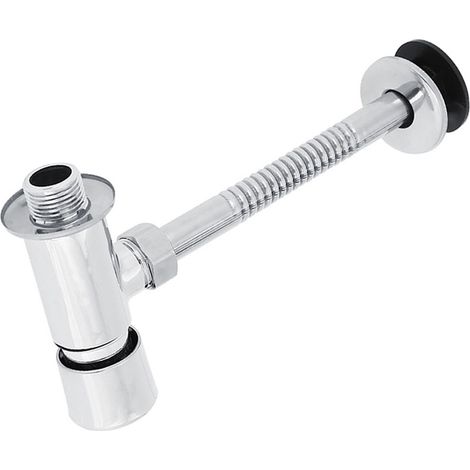 Valve de chasse d'eau en alliage de zinc durable pour toilettes de bureau, d'hôtel ou de salle de bain. Outil de chasse d'eau à pression manuelle. (1/5)