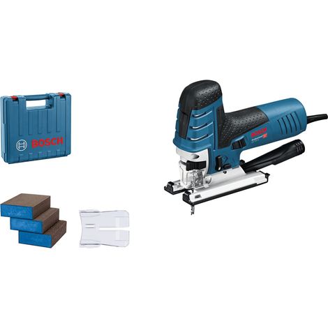 Bosch Professional 0601512000 Seghetto Alternativo Gst 150 Ce, Profondità di Taglio Nel Legno: 150 mm, Senza Tubo Flessibile, in Valigetta, 780 W, Versione ad Asta, nero blu (1/4)