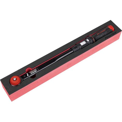 Sealey STW924 Premier Black Calibrated Micrometer Torque Wrench with 1/2""Sq Push-Through Drive 40-200Nm (1/5)