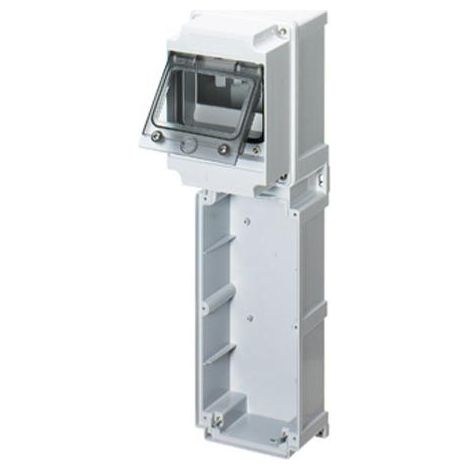 Base Modulare con pannello finestrato Guida Din Presa 16/32A /Selv-6 (1/2)