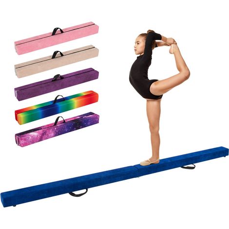 Base antidérapante pour plus de stabilité, poutre de gymnastique pliable 9 pieds pour exercices d'équilibre (1/5)