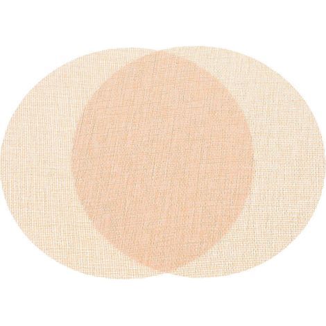 Diffuseur de lumière en tissu pour lampe encastrée, idéal pour chambre de bébé ou crèche. Résistant à la chaleur, 20 x 20 x 0,1 cm, jaune clair, lot de 2. (1/5)