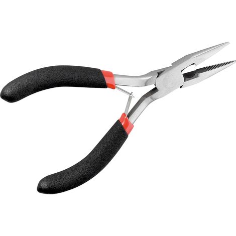 GOOBAY TOOLS Pince à becs fins, 77098, demi-ronde, 125 mm