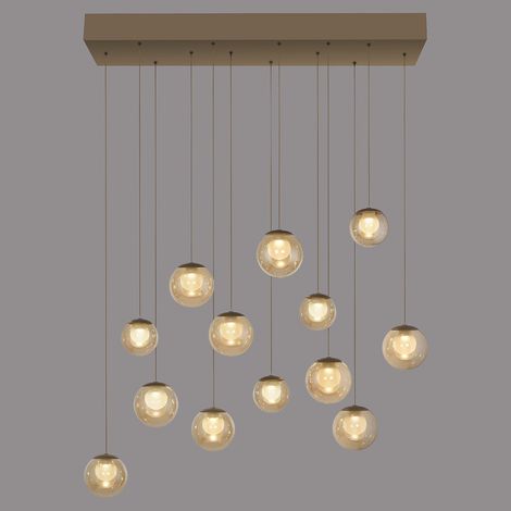 Lampe suspendue à 13 lumières Pure Popup Bronce - 2590-97
