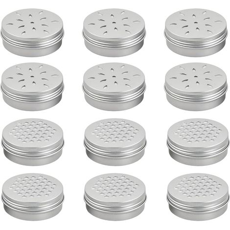 12 Pack Smell Training Box - Dog Nose Training Kit, Aluminium Perfume Boxes for Sniffing Activities, Odor Detection and Aromatic Storage (Silver) (1/5)