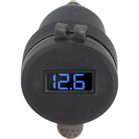 Chargeur Voiture USB QC3.0 PD Prise Adaptateur Allume-Cigare Rapide pour Série 1 2 3, DC 12-24V, Interface UE, Bleu (1/5)