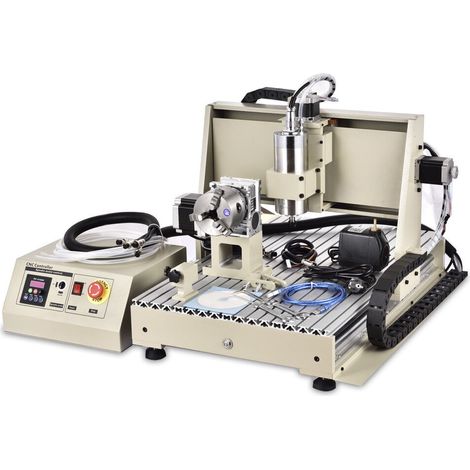 1.5kw Fräsemaschine VFD mit Handrad USB 4Achse CNC 6040 Router Graviermaschine Fräse Portalfräse Graviergerät (1/5)