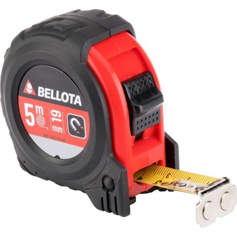 FLEXOMETRO BIMATERIAL 5M CON IMAN - BELLOTA