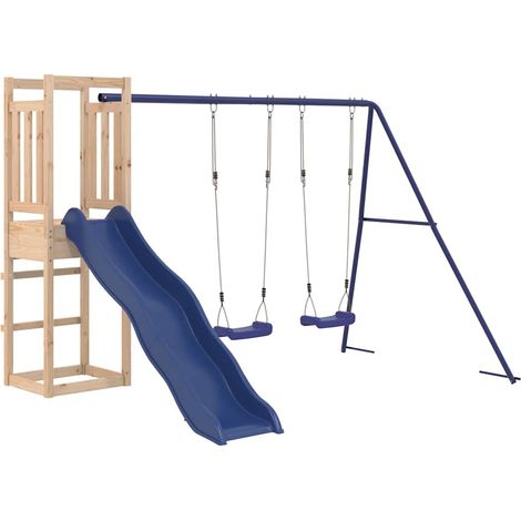 Parque infantil de exterior madera maciza de pino vidaXL (1/5)