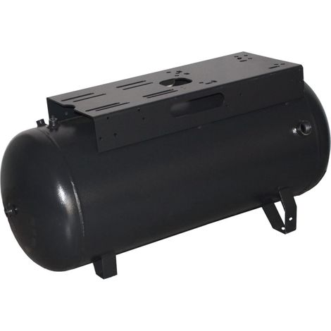 Aerotec Druckluftkessel 90 L liegend - 11 bar mit breiter Konsole 2 stufig OHN (1/2)