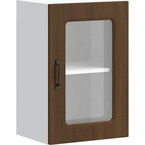 Maison Exclusive - Armario pared cocina puerta de cristal Kalmar