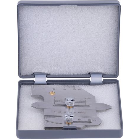 1pc Stainless Steel HJC-40 Welding Gauge Welded Surfaces Joints Undercut Height Gage