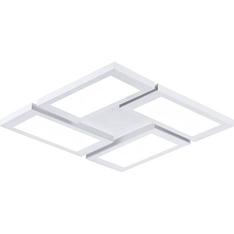 Plafón LED SMD “Or” de cuatro luces (72W 3000K 4680lm) IP20 fabricado en aluminio inyectado color blanco (1/3)