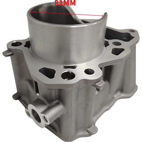 Pièces de kit cylindre moteur moto compatibles AN400, alésage 81 mm, piston de cylindre 400 cm3, livraison directe disponible. (1/4)