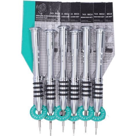 Tournevis Pentalobe en acier au Chrome Vanadium 1.2x25, Kit d'outils de réparation pour démontage fin 6 pièces (1/5)