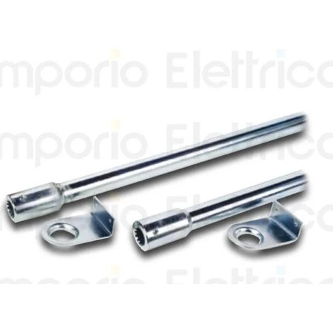593Paire De Tubes De Transmission Avec Supports Lateraux, Installation 2 Op FAAC (1/3)