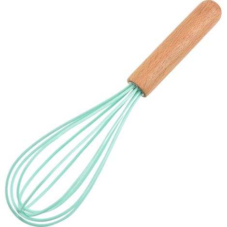 Batteur à œufs manuel en silicone vert