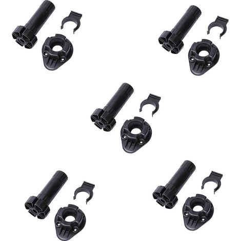 Set mit 10 höhenverstellbaren Füßen für Küchenschränke, schwarz. (1/5)