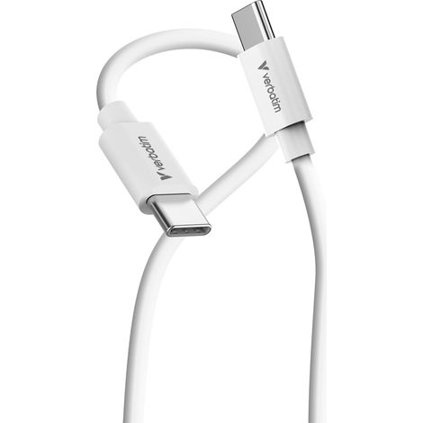 Verbatim 32409 câble USB USB 2.0 3 m USB C 0,48 Gbit/s 100 W Blanc