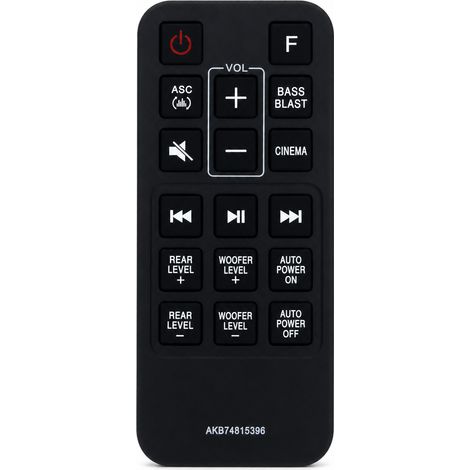 Télécommande pour Barre de Son Compatible LG AKB74815396 (1/5)