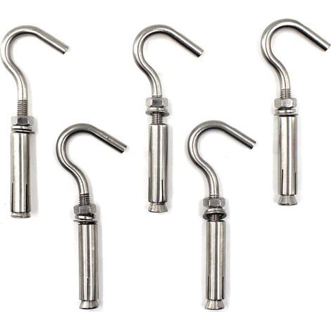 Lot de 5 boulons d'expansion M8 en acier inoxydable 304 (1/4)