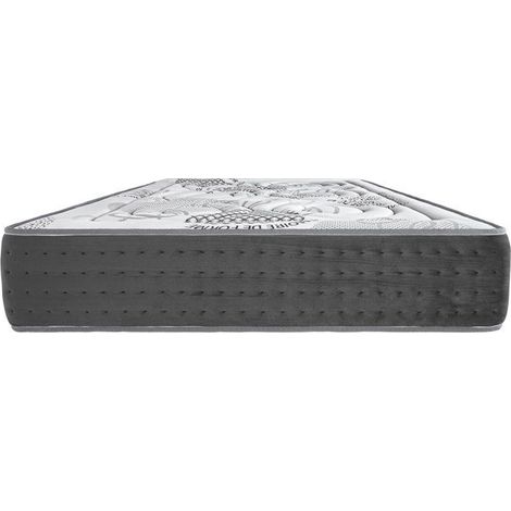 Matelas 160x200 cm, BestPoket, 26cm, ressorts ensachés, mousse mémoire de forme, indépendance du couchage, face été/hiver