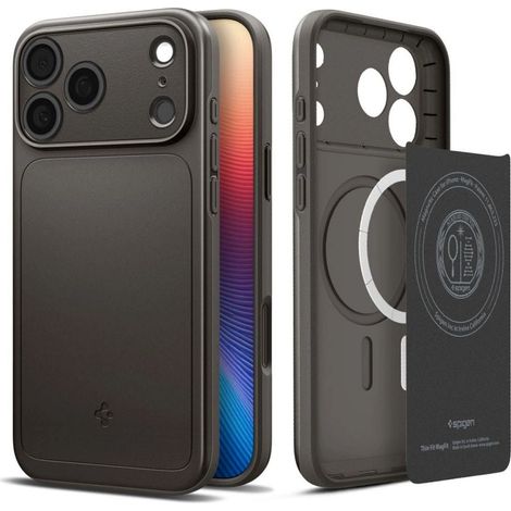 Funda Spigen Thin Fit MagSafe para iPhone 17 Pro Gris