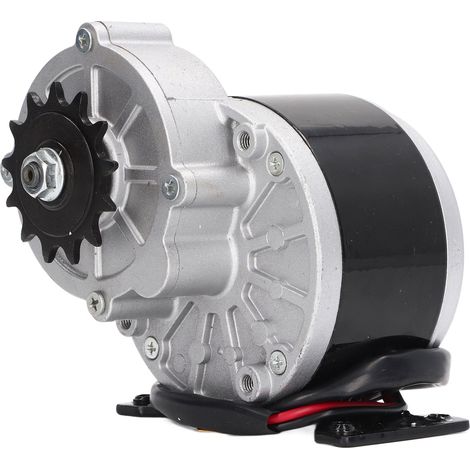 Moteur électrique DC à balais 24V 250W 13 dents, moteur à courant continu avec embase pour machines agricoles (1/5)