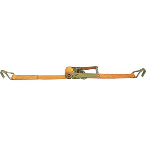 Cinghia a trazione 2 uncini + cric effe variante lungh 6 mt h38 mm - 1000 kg