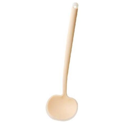Spatule de cuisine en silicone souple en forme de champignon, avec revêtement antiadhésif, compatible lave-vaisselle et résistante aux rayures. (1/5)