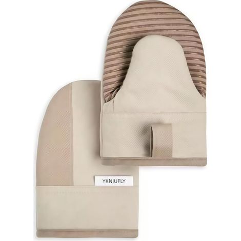 1 Paire Gants de Four Silicone Résistants à la Chaleur, Gants de Cuisine Antidérapants, Confortables, pour Barbecue et Cuisson Intérieur (1/5)