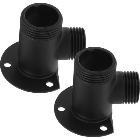 2 Pièces Adaptateur de Robinet Cuivre Noir Filetage Standard (1/5)