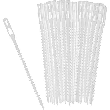 Windhager Universalbinder transparent, 20 Stück Gartendraht (1/3)