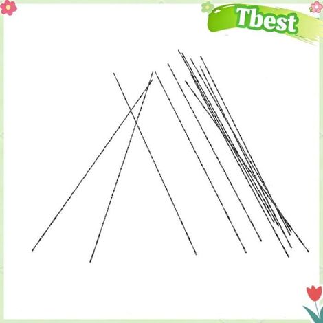 HURRISE Lames de scie à bois 12 pièces Lames de Scie à Chantourner avec Dents en Spirale pour Scie montres Lame de scie 7 (1/5)
